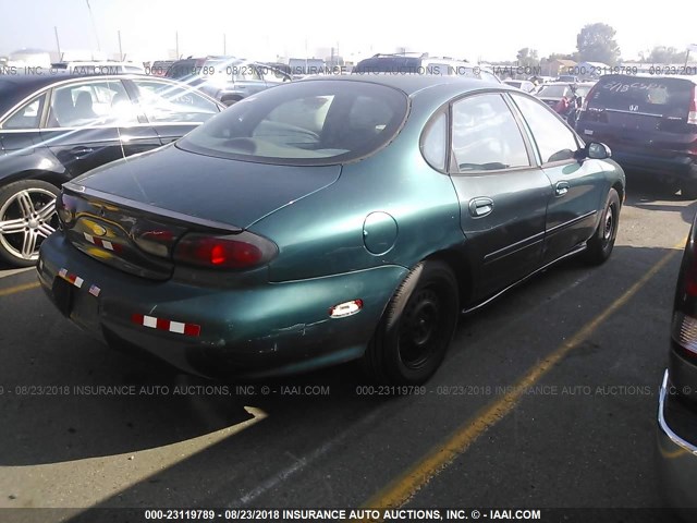 1FALP51U9TG288853 - 1996 FORD TAURUS G GREEN photo 4