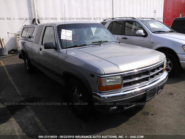 1B7GL23X9TS581274 - 1996 DODGE DAKOTA SILVER photo 1