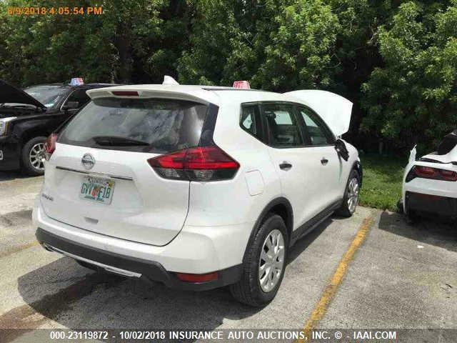 KNMAT2MT5HP516756 - 2017 NISSAN ROGUE S/SV WHITE photo 4