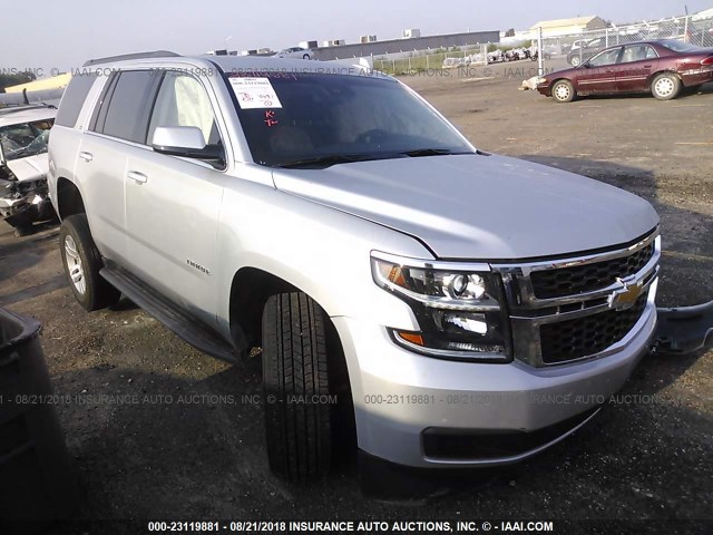 1GNSCBKC4JR334250 - 2018 CHEVROLET TAHOE C1500 LT SILVER photo 1