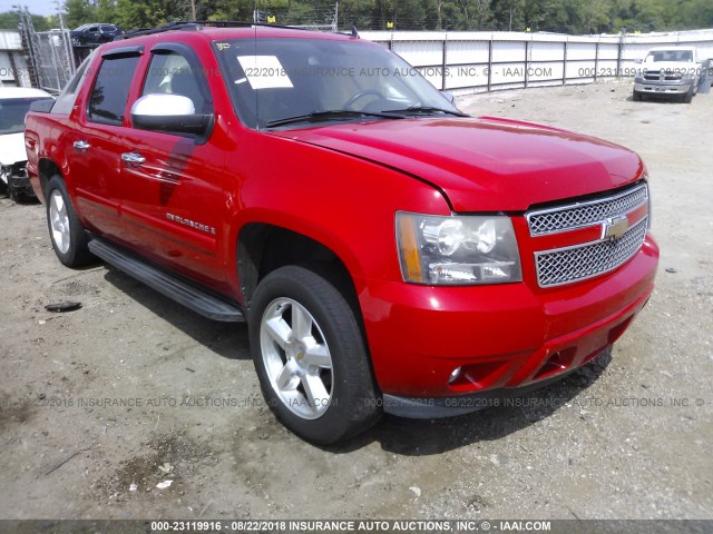 3GNEC12J08G128083 - 2008 CHEVROLET AVALANCHE C1500 RED photo 1