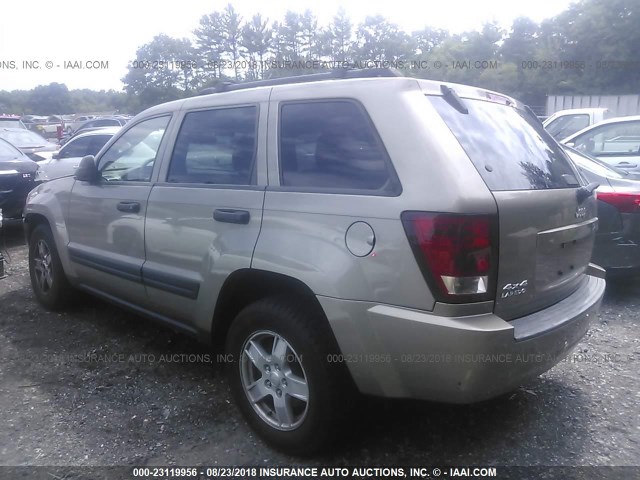 1J4GR48K76C111499 - 2006 JEEP GRAND CHEROKEE LAREDO/COLUMBIA/FREEDOM 棕色 照片 3