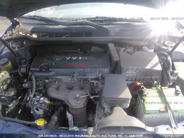 4T1BE46K77U172440 - 2007 TOYOTA CAMRY NEW GENERAT CE/LE/XLE/SE BLUE photo 10