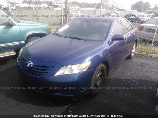 4T1BE46K77U172440 - 2007 TOYOTA CAMRY NEW GENERAT CE/LE/XLE/SE BLUE photo 2