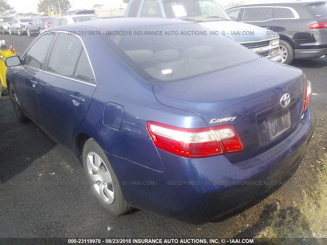 4T1BE46K77U172440 - 2007 TOYOTA CAMRY NEW GENERAT CE/LE/XLE/SE BLUE photo 3