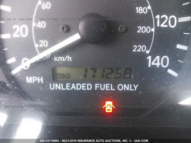 4T1BG22K7WU310626 - 1998 TOYOTA CAMRY CE/LE/XLE მწვანე ფოტო 7