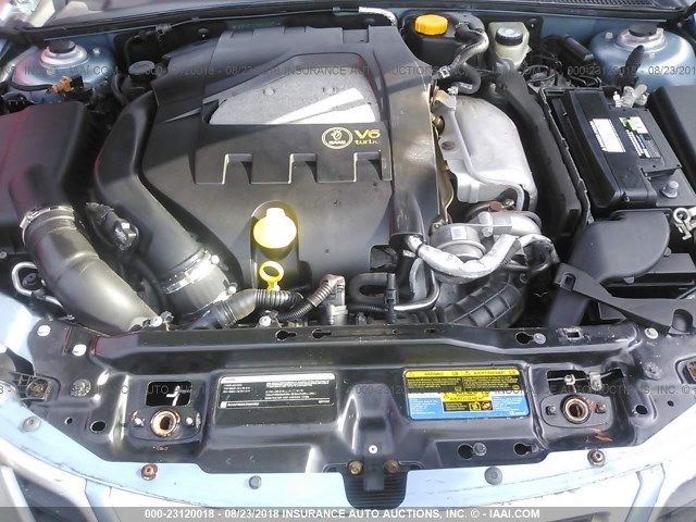 YS3FH71U086008971 - 2008 SAAB 9-3 AERO BLUE photo 10