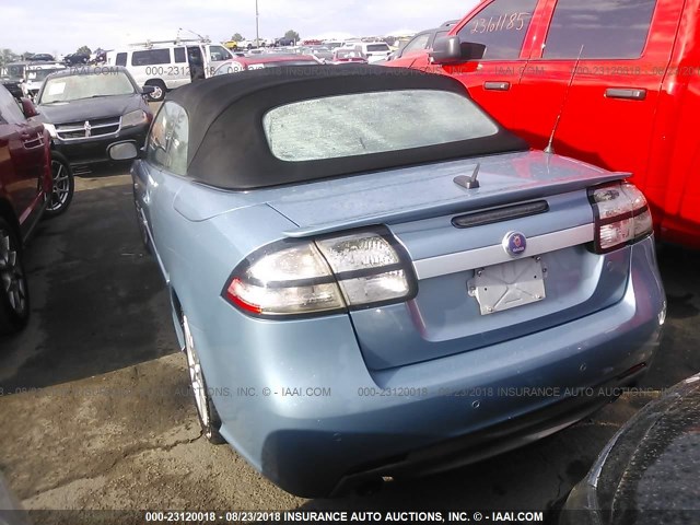 YS3FH71U086008971 - 2008 SAAB 9-3 AERO BLUE photo 3