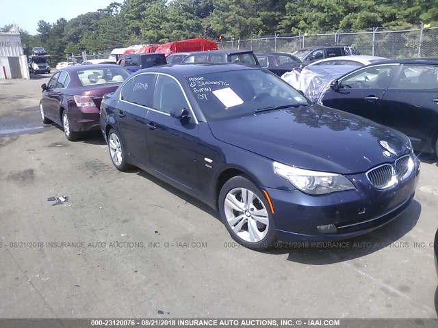 WBANV13559C151932 - 2009 BMW 528 XI Dark Blue photo 1