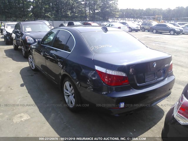 WBANV13559C151932 - 2009 BMW 528 XI Dark Blue photo 3