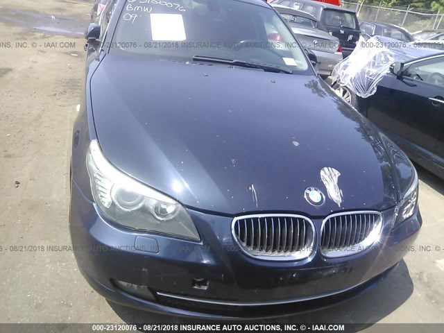 WBANV13559C151932 - 2009 BMW 528 XI Dark Blue photo 6