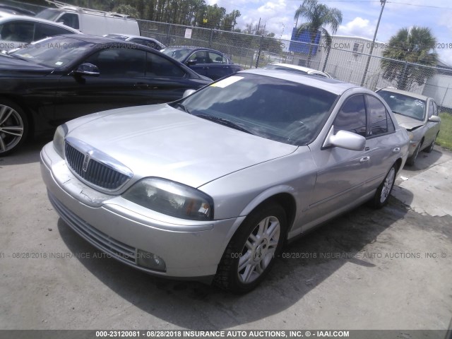 1LNHM87A85Y660912 - 2005 LINCOLN LS SILVER photo 2