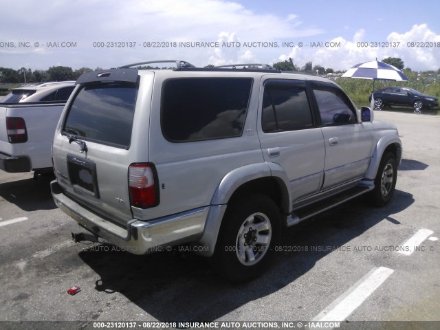 JT3HN87R3T0001871 - 1996 TOYOTA 4RUNNER LIMITED GRAY photo 4