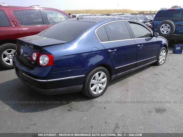 WVWAK73C26P165044 - 2006 VOLKSWAGEN PASSAT 2.0T/2.0T VALUE BLUE photo 4