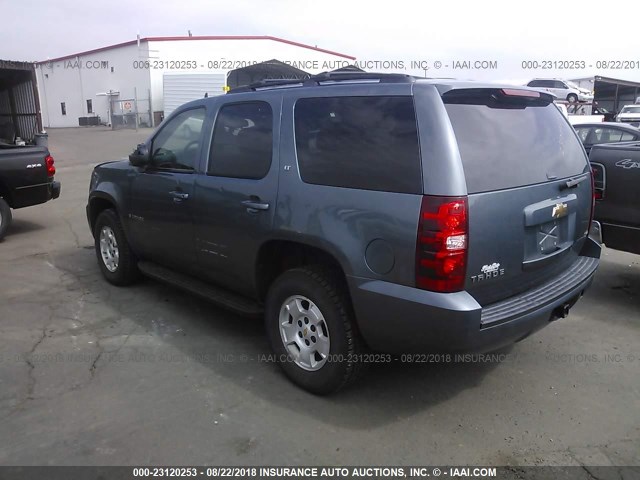 1GNFK23019R177085 - 2009 CHEVROLET TAHOE K1500 LT BLUE photo 3