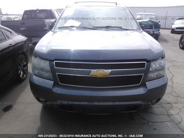 1GNFK23019R177085 - 2009 CHEVROLET TAHOE K1500 LT BLUE photo 6