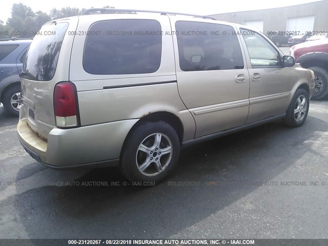 1GNDV23L35D168209 - 2005 CHEVROLET UPLANDER LS 棕色 照片 4