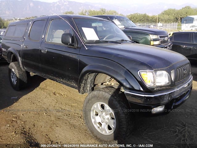 5TEHN72N32Z074537 - 2002 TOYOTA TACOMA DOUBLE CAB 黑色 照片 1