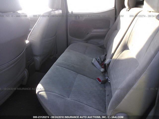 5TEHN72N32Z074537 - 2002 TOYOTA TACOMA DOUBLE CAB 黑色 照片 8