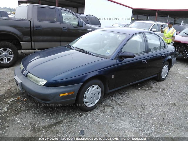 1G8ZF5286XZ153181 - 1999 SATURN SL BLUE photo 2