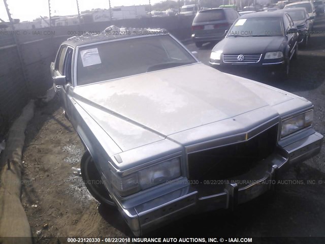 1G6DW5478MR716640 - 1991 CADILLAC BROUGHAM BLUE photo 1