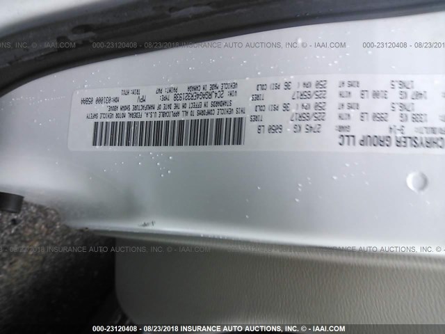 2C4JRGAG4ER321938 - 2014 RAM TRADESMAN WHITE photo 9