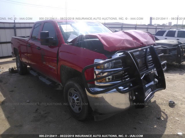 1GC2CUEG0HZ340365 - 2017 CHEVROLET SILVERADO C2500 HEAVY DUTY RED photo 1