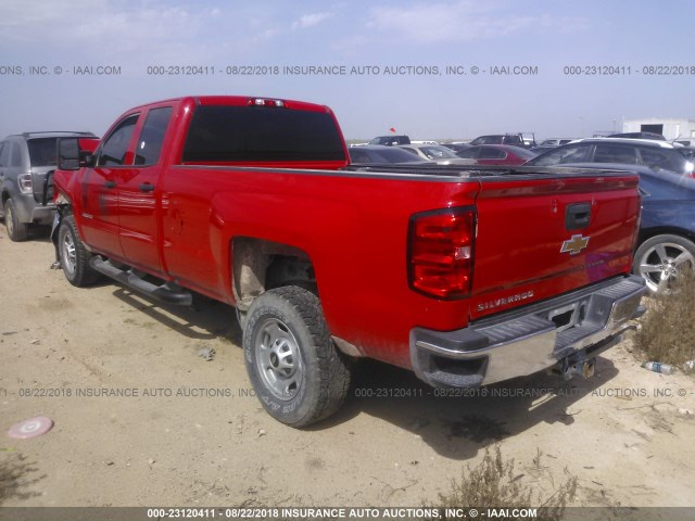 1GC2CUEG0HZ340365 - 2017 CHEVROLET SILVERADO C2500 HEAVY DUTY RED photo 3