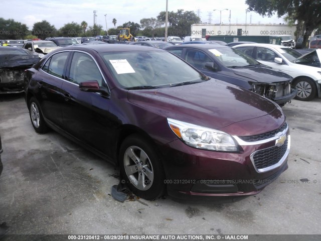1G11C5SL6FF312824 - 2015 CHEVROLET MALIBU 1LT MAROON photo 1