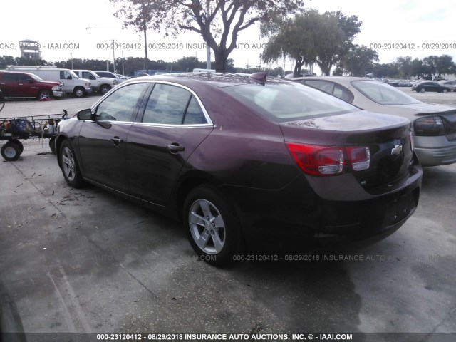 1G11C5SL6FF312824 - 2015 CHEVROLET MALIBU 1LT MAROON photo 3