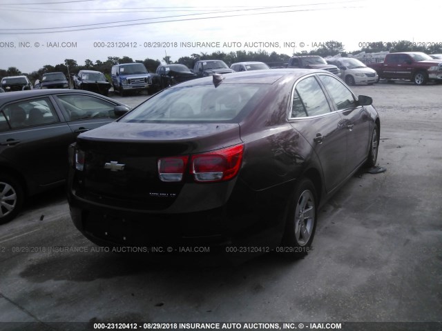 1G11C5SL6FF312824 - 2015 CHEVROLET MALIBU 1LT MAROON photo 4