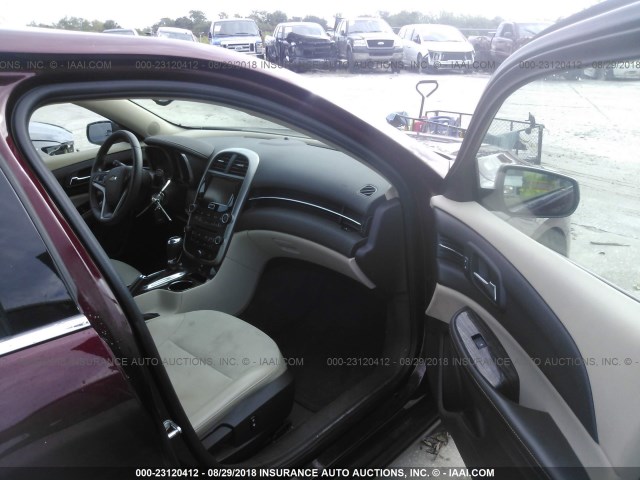 1G11C5SL6FF312824 - 2015 CHEVROLET MALIBU 1LT MAROON photo 5