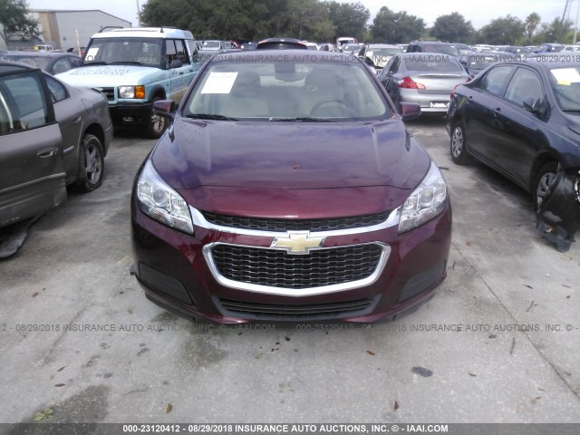1G11C5SL6FF312824 - 2015 CHEVROLET MALIBU 1LT MAROON photo 6