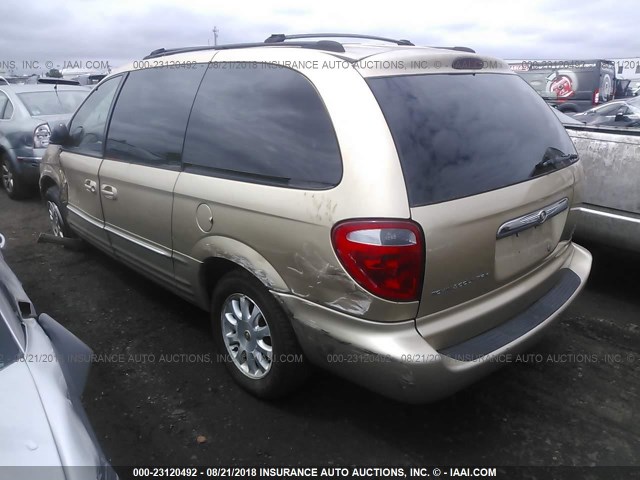 2C8GP54L01R122066 - 2001 CHRYSLER TOWN & COUNTRY LXI GOLD photo 3