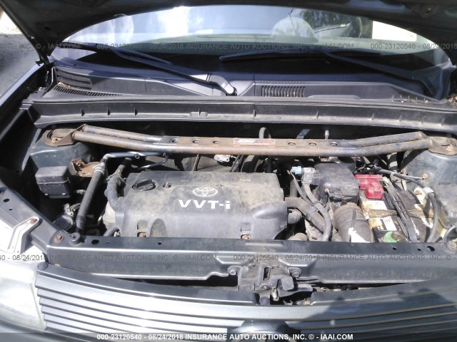 JTLKT334154003932 - 2005 TOYOTA SCION XB Grau Foto 10