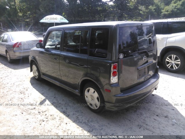 JTLKT334154003932 - 2005 TOYOTA SCION XB Grau Foto 3