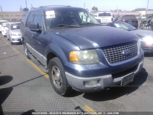 1FMPU16L23LB13277 - 2003 FORD EXPEDITION XLT BLUE photo 1