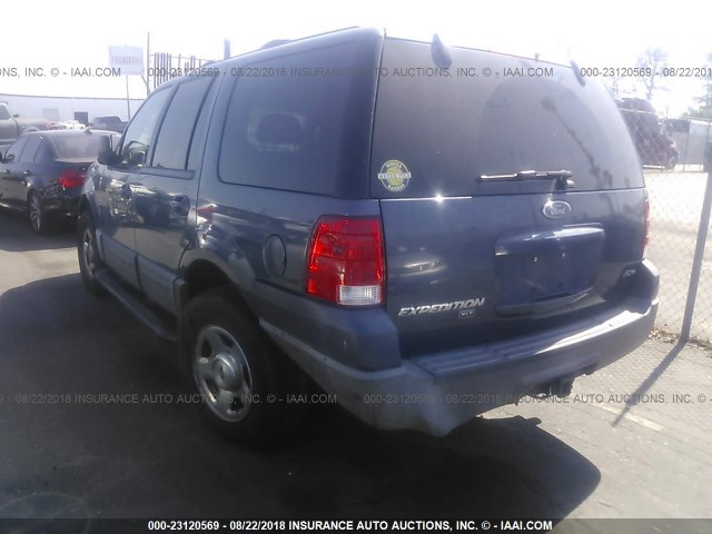 1FMPU16L23LB13277 - 2003 FORD EXPEDITION XLT BLUE photo 3