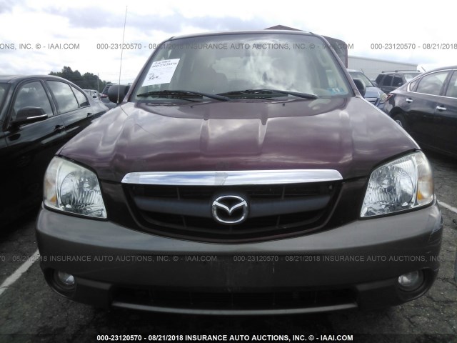 4F2CZ96163KM35721 - 2003 MAZDA TRIBUTE ES RED photo 6