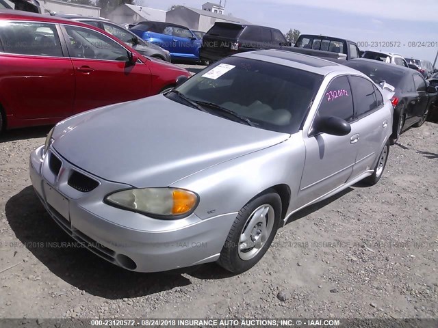 1G2NE52E25M212111 - 2005 PONTIAC GRAND AM SE GRAY photo 2