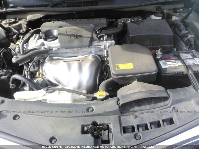 4T1BF1FK5CU121623 - 2012 TOYOTA CAMRY SE/LE/XLE შავი ფოტო 10