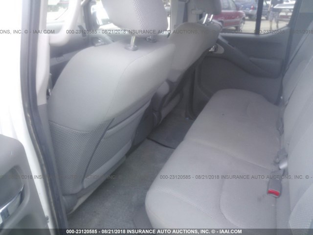 1N6AD0EV3DN736286 - 2013 NISSAN FRONTIER S/SV/SL/PRO-4X WHITE photo 8