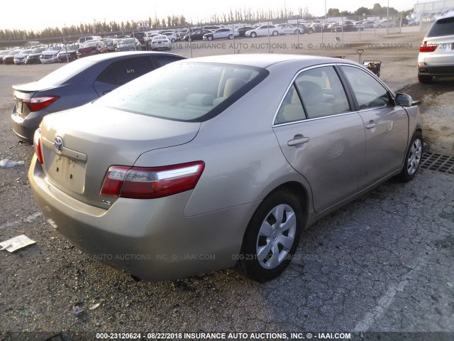 4T1BE46K27U551927 - 2007 TOYOTA CAMRY NEW GENERAT CE/LE/XLE/SE BEIGE photo 4