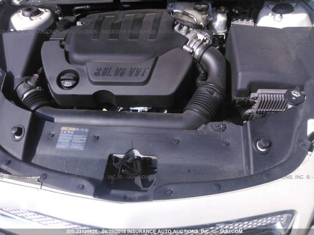 1G1ZE5E78BF314841 - 2011 CHEVROLET MALIBU LTZ 白色 照片 10