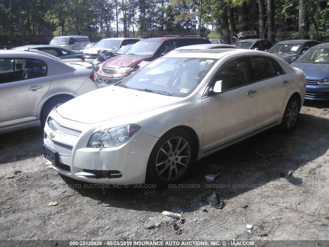 1G1ZE5E78BF314841 - 2011 CHEVROLET MALIBU LTZ 白色 照片 2