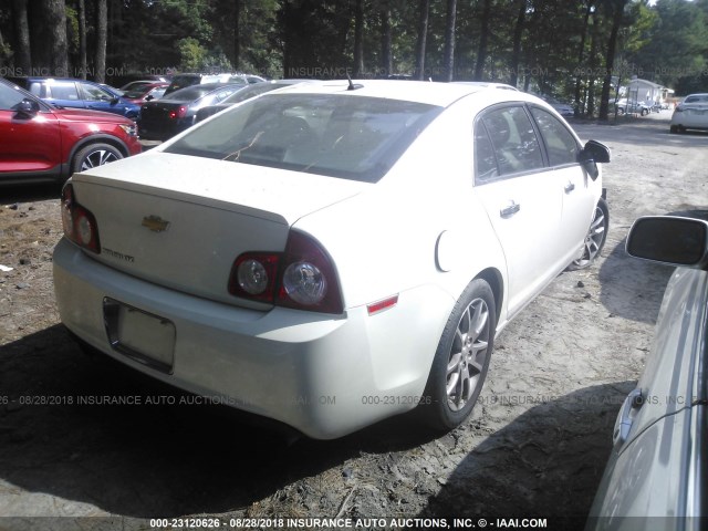 1G1ZE5E78BF314841 - 2011 CHEVROLET MALIBU LTZ 白色 照片 4