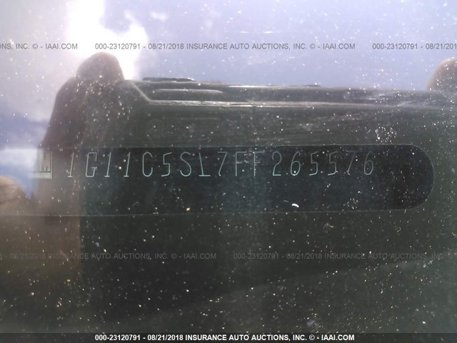 1G11C5SL7FF265576 - 2015 CHEVROLET MALIBU 1LT BLUE photo 9