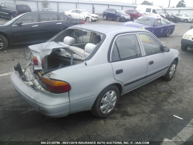 1Y1SK52822Z404964 - 2002 CHEVROLET GEO PRIZM LSI SILVER photo 4