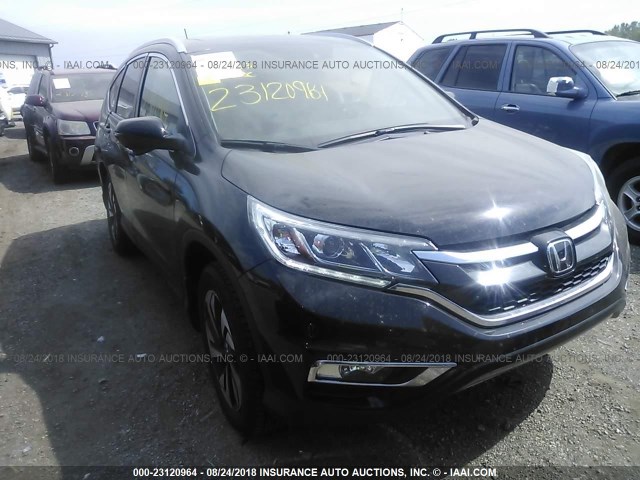 5J6RM4H92GL124294 - 2016 HONDA CR-V TOURING BLACK photo 1