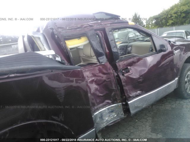 5LTPW18516FJ19665 - 2006 LINCOLN MARK LT MAROON photo 6